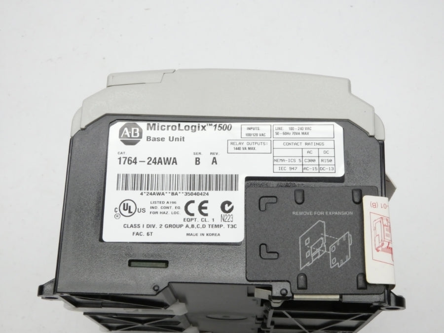 ALLEN BRADLEY 1764-24AWA SER. B REV. A 100/120VAC NSNP