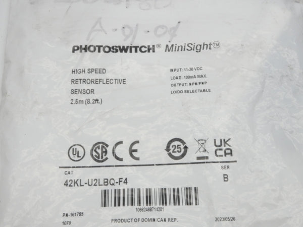 INDUSTRIAL SPARE PART 42KL-U2LBQ-F4 SER. B 11-30VDC NSMP