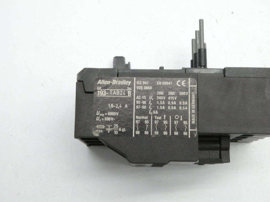 ALLEN BRADLEY 193-TAB24 SER. B 690V 1.6-2.4A UNMP