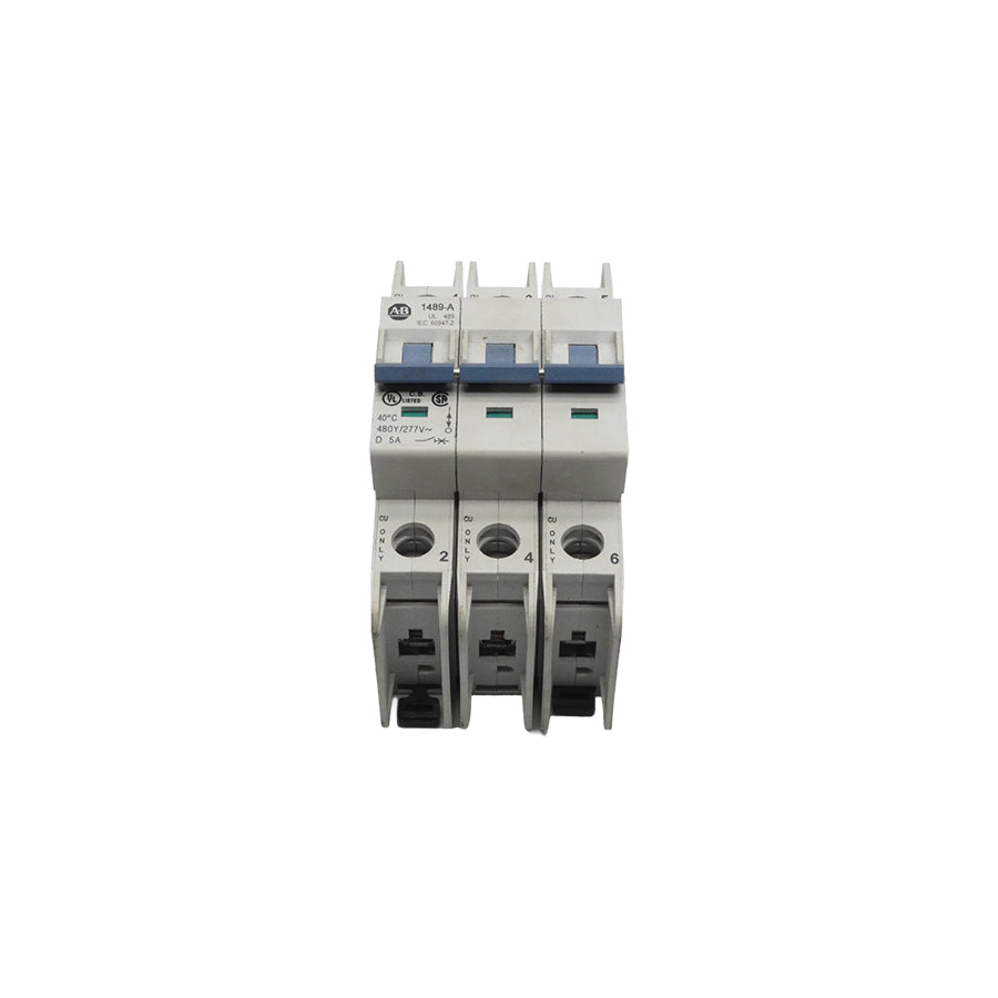 ALLEN BRADLEY 1489-A3D050 SER. A 277V 5A UNMP