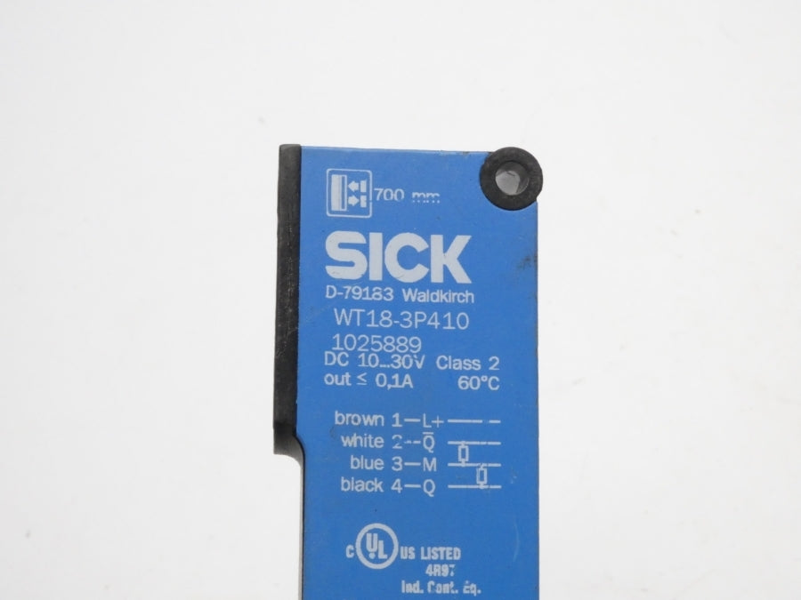 SICK WT18-3P410 1025889 10-30VDC 0.1A UNMP
