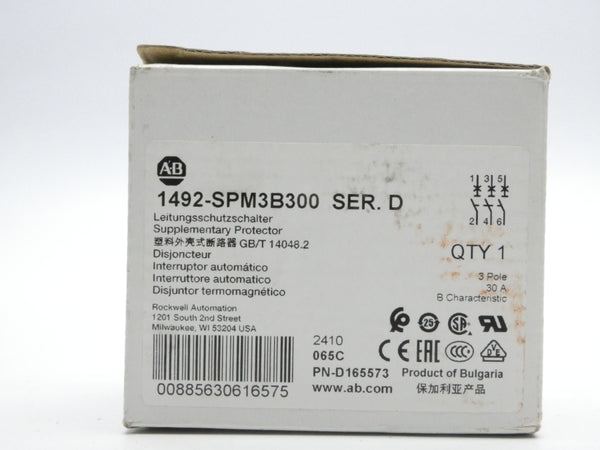 INDUSTRIAL SPARE PART 1492-SPM3B300 SER. D 277V 30A (WH) NSMP