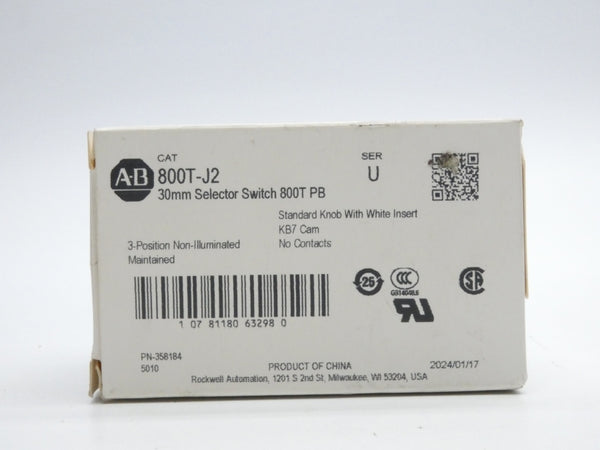 INDUSTRIAL SPARE PART 800T-J2 SER. U (WH) NSMP