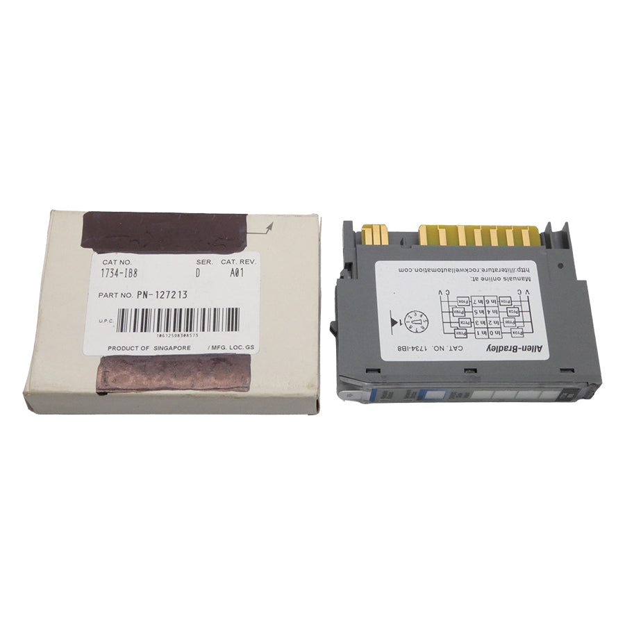 ALLEN BRADLEY 1734-IB8 SER. D F/W 3.022 REV. A01 24VDC NSMP