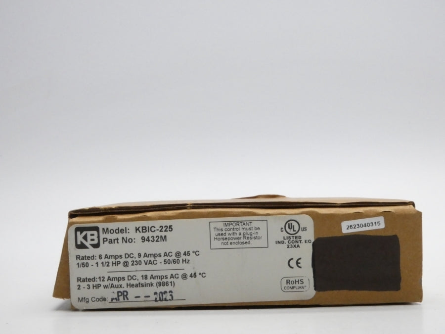 KB ELECTRONICS KBIC-225 9432M 230VAC 16A NSMP