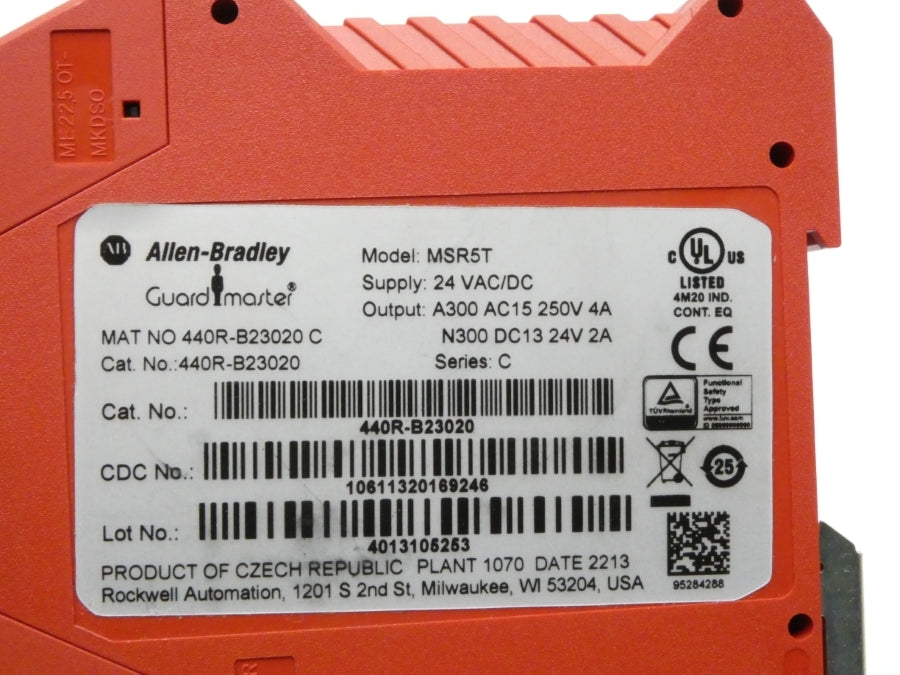 ALLEN BRADLEY 440R-B23020 SER. C 24V 4A NSMP
