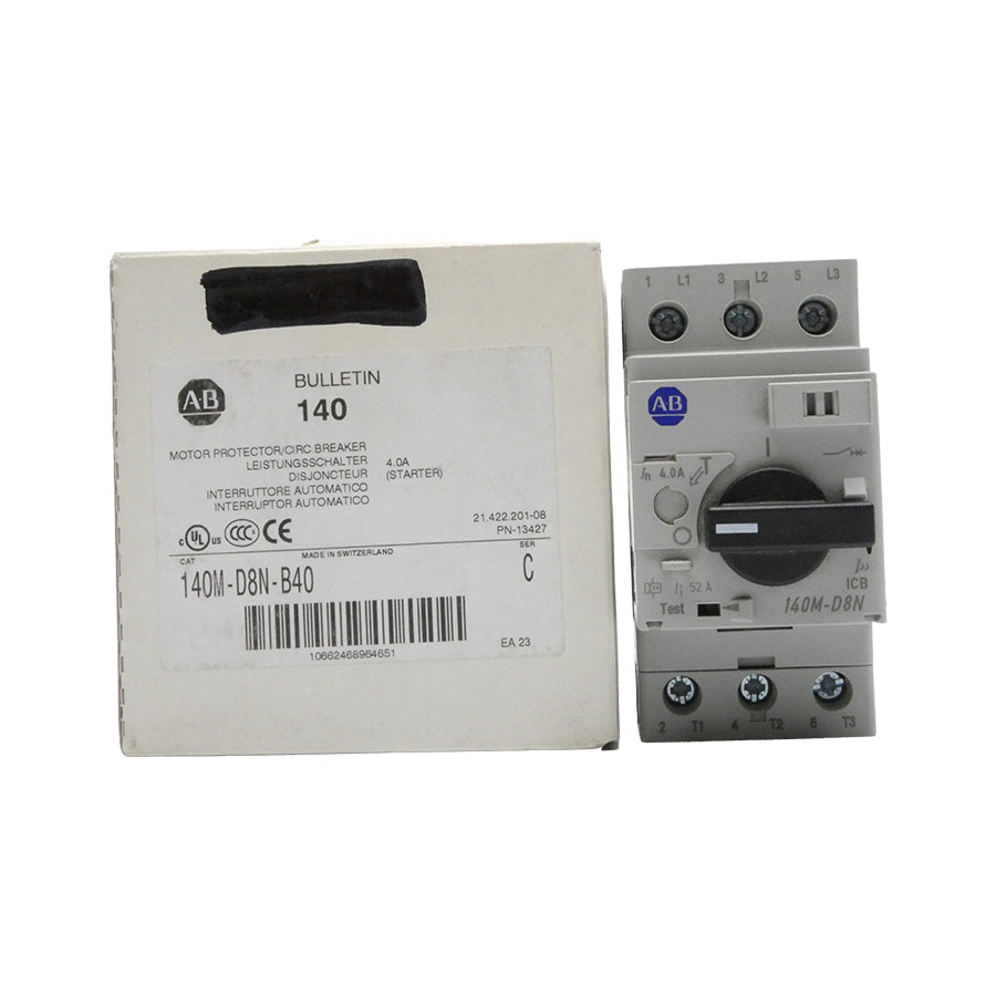 ALLEN BRADLEY 140M-D8N-B40 SER. C 690V 4.0A (WH) NSMP