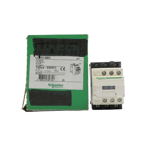 SCHNEIDER ELECTRIC LC1D12BD 24VDC 25A NSMP