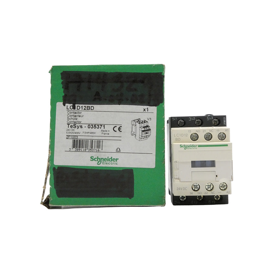 SCHNEIDER ELECTRIC LC1D12BD 24VDC 25A NSMP