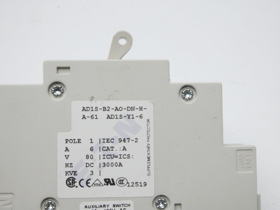 EATON HEINEMANN AD1S-B2-AO-DN-H-A-61 80V 6A NSMP