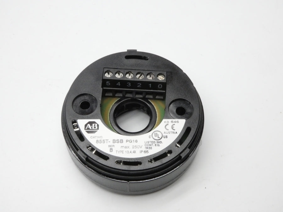 ALLEN BRADLEY 855T-BSBC SER. B 250V (WH) NSMP