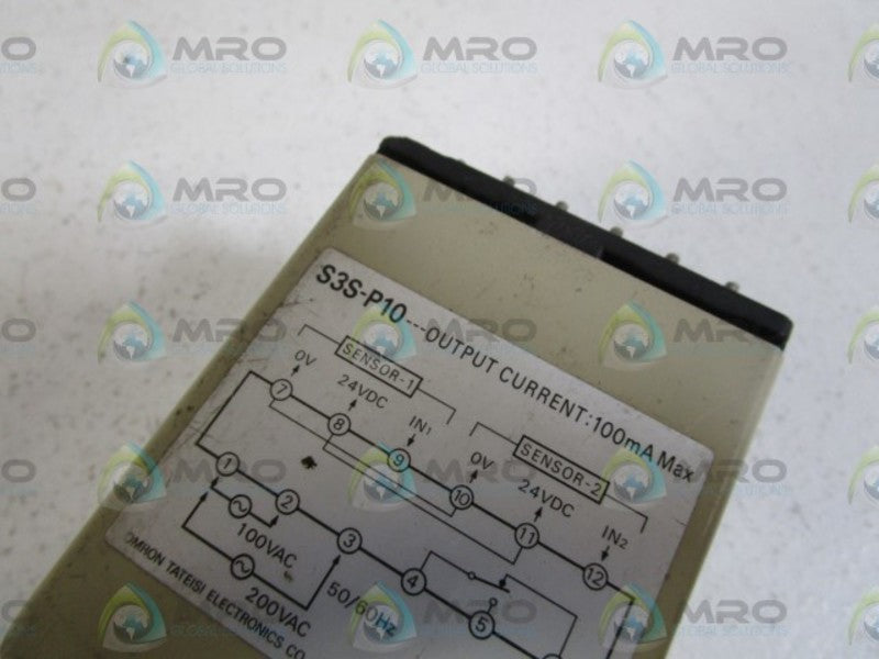 OMRON S3S-P10 UNMP