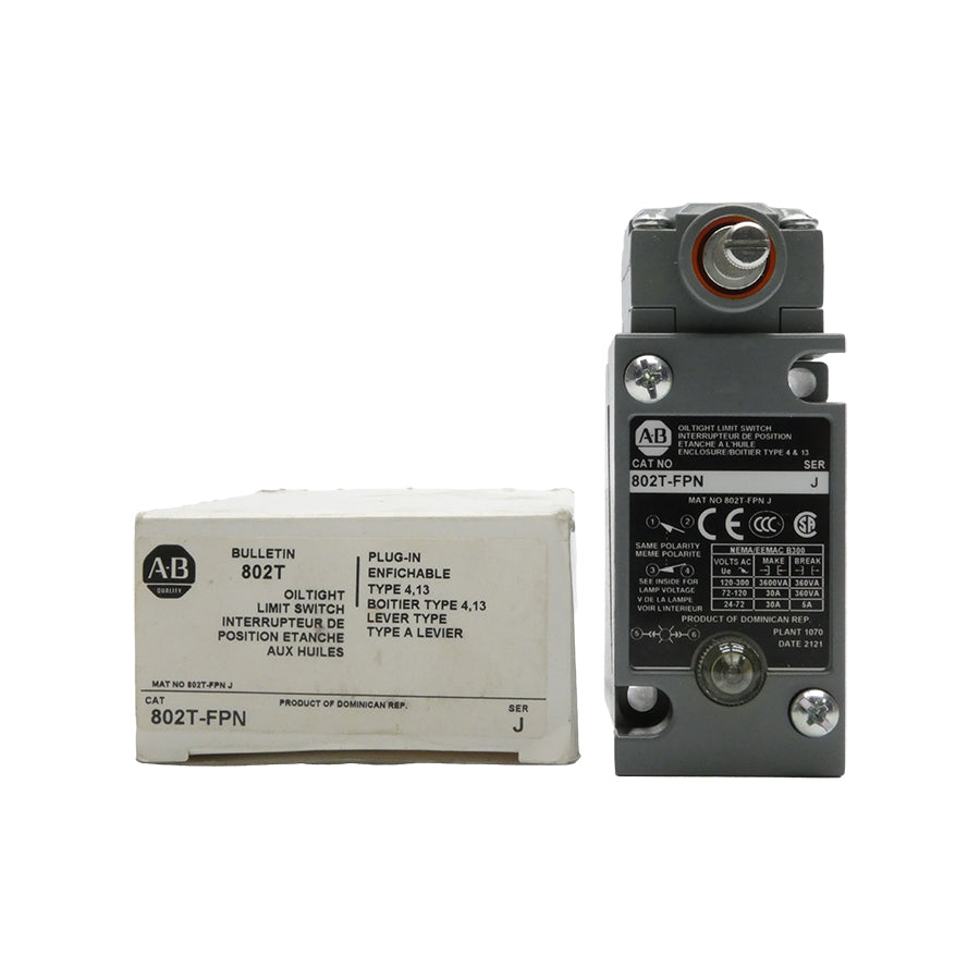 ALLEN BRADLEY 802T-FPN SER. J 120-300V 30A (WH) NSMP