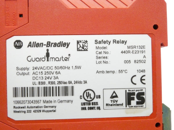 INDUSTRIAL SPARE PART 440R-E23191 SER. A 24V 6A (WH) NSMP