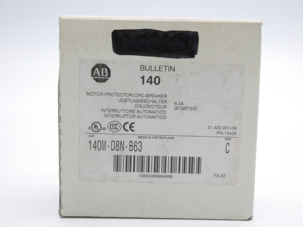 INDUSTRIAL SPARE PART 140M-D8N-B63 SER. C 690V 6.3A (WH) NSMP
