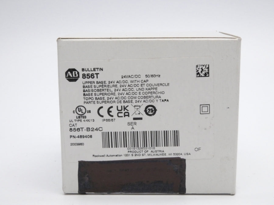 ALLEN BRADLEY 856T-B24C SER. A 24V (WH) NSMP