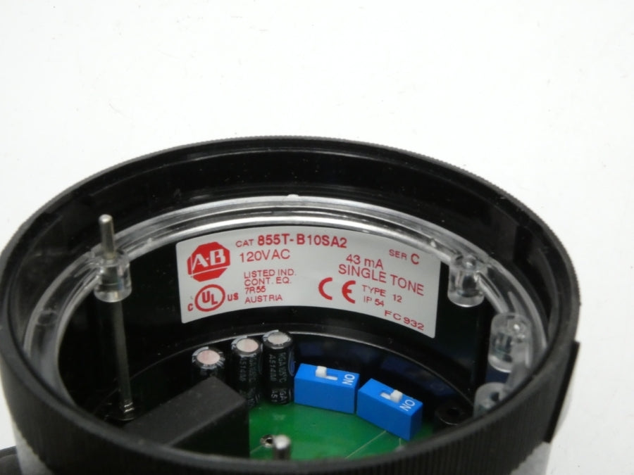 ALLEN BRADLEY 855T-B10SA2 SER. C 120V (WH) NSMP