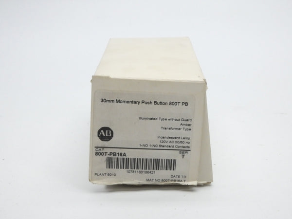 INDUSTRIAL SPARE PART 800T-PB16A SER. T 120V (NO ACCESSORIES)(WH) NSMP