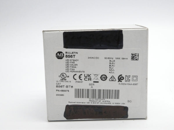 INDUSTRIAL SPARE PART 856T-BT6 SER. A 24V (WH) NSMP