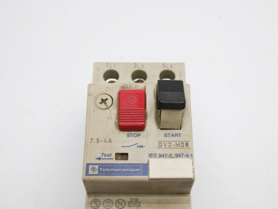 TELEMECANIQUE GV2-M08 690V 2.5-4A UNMP