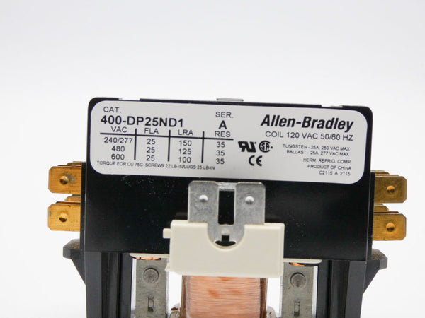 INDUSTRIAL SPARE PART 400-DP25ND1 SER. A 120V 25A (WH) NSMP