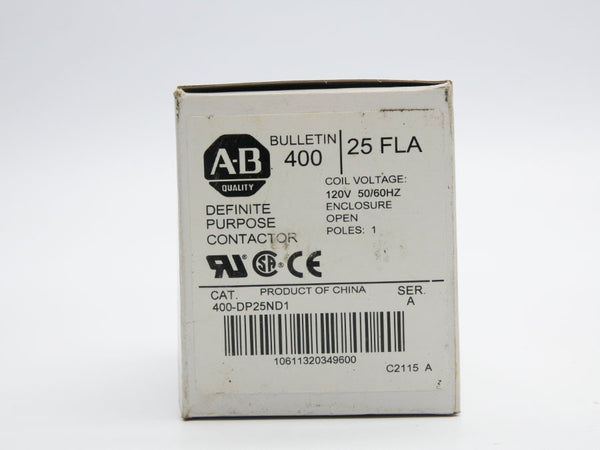INDUSTRIAL SPARE PART 400-DP25ND1 SER. A 120V 25A (WH) NSMP