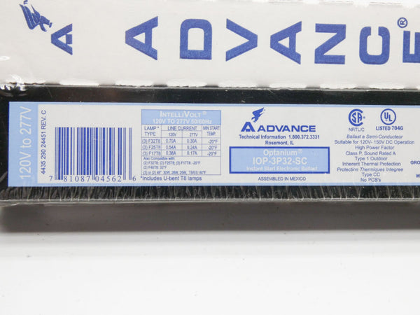 ADVANCE IOP-3P32-SC 120/277V 0.70A NSMP