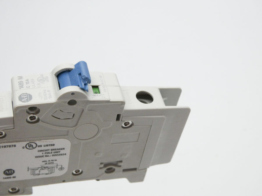 ALLEN BRADLEY 1489-M1C100 SER. D 277V 10A (AS PICTURED) NSNP