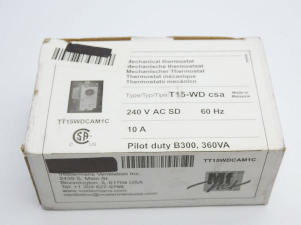 VOSTERMANS TT15WDCAM1C 240VAC 10A NSMP
