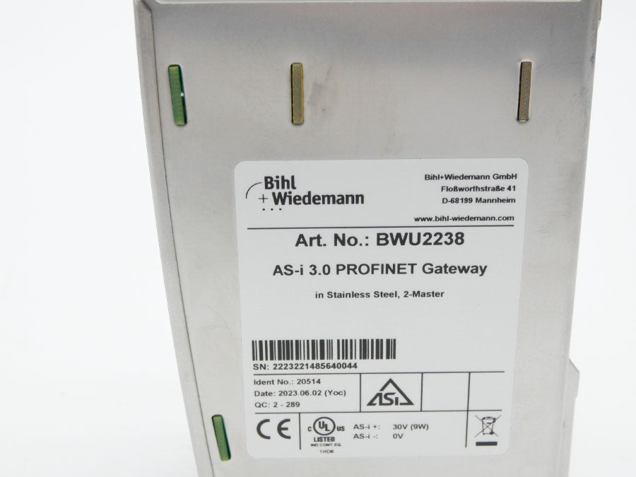 BIHL WIEDEMANN BWU2238 20514 30V NSMP