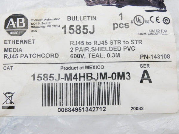 INDUSTRIAL SPARE PART 1585J-M4HBJM-0M3 SER. A 600V NSMP