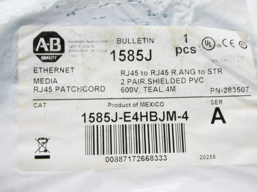 ALLEN BRADLEY 1585J-E4HBJM-4 SER. A 600V NSMP