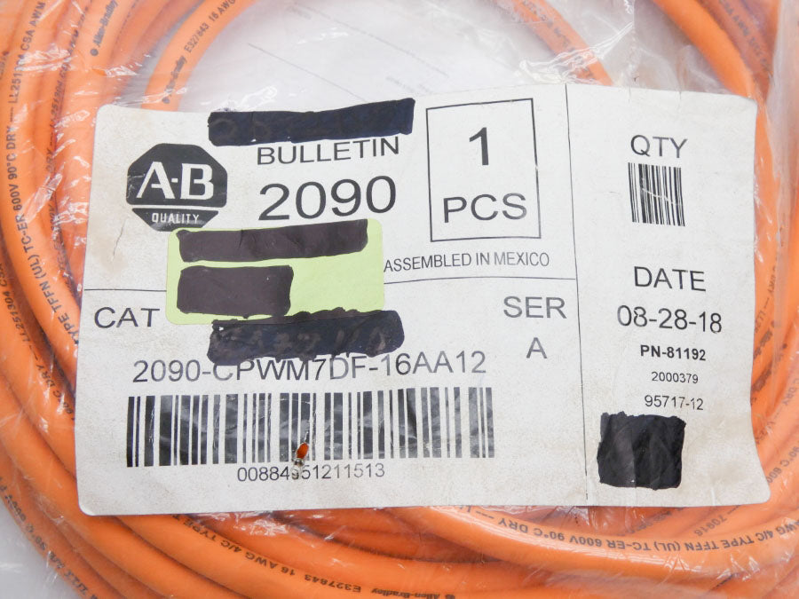 ALLEN BRADLEY 2090-CPWM7DF-16AA12 SER. A NSMP