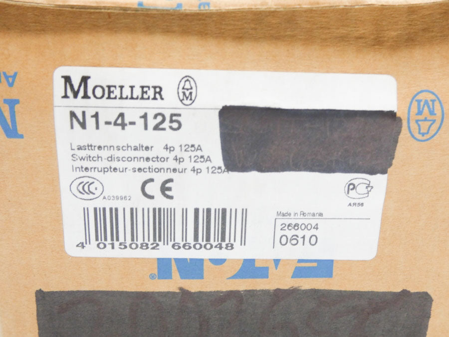 KLOCKNER MOELLER N1-4-125 690V 125A NSMP