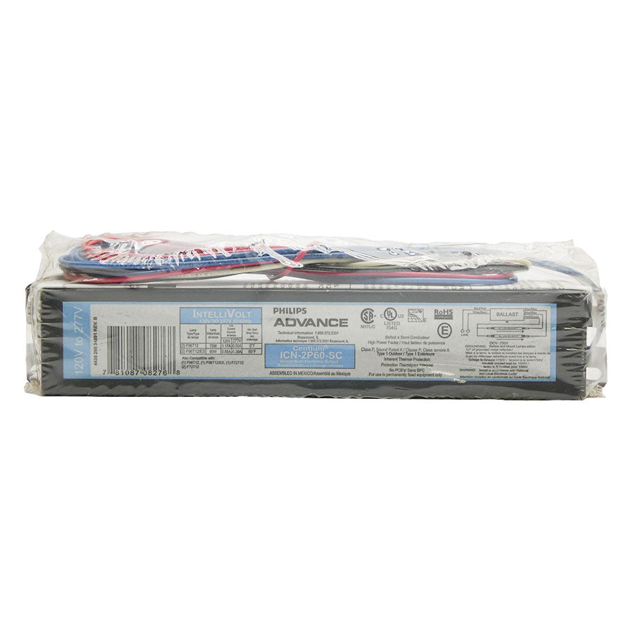 ADVANCE ICN-2P60-SC 120/277V 1.17A NSNP