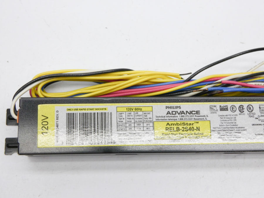 ADVANCE RELB-2S40-N 120V 0.55A NSNP