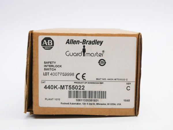 INDUSTRIAL SPARE PART 440K-MT55022 SER. C 240V 10A (NO KEY) (BR/WH) NSMP