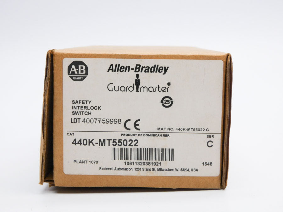 ALLEN BRADLEY 440K-MT55022 SER. C 240V 10A (NO KEY) (BR/WH) NSMP