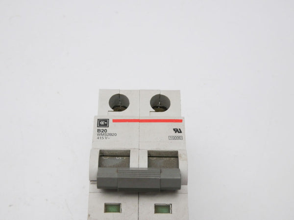 CUTLER-HAMMER WMS2B20 415V 20A UNMP