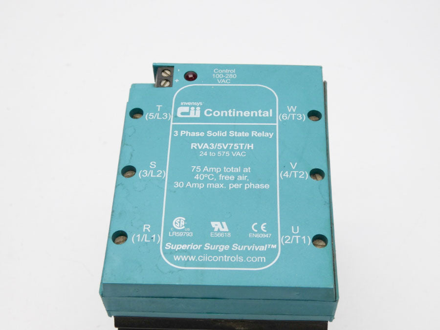 CII CONTROLS RVA3/5V75T/H 24-575VAC 75A UNMP