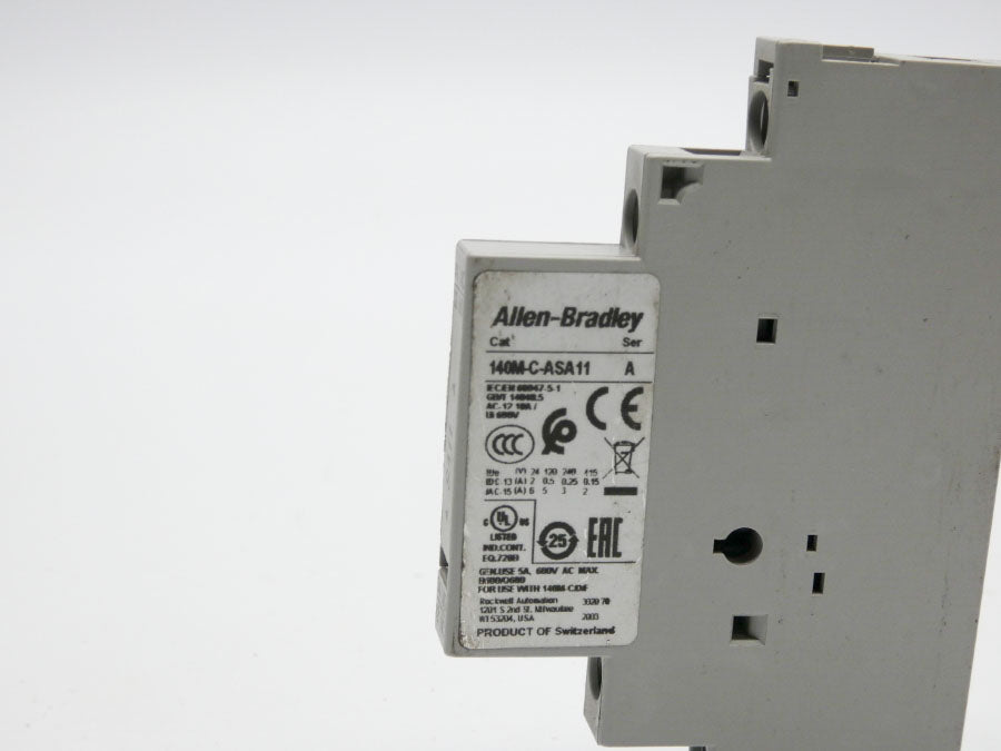 ALLEN BRADLEY 140M-C-ASA11 SER. A 690V 10A UNMP