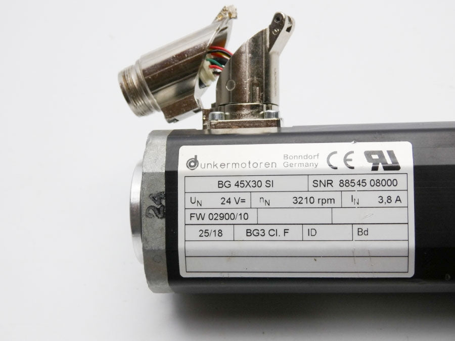 DUNKERMOTOREN BG45X30SI PLG52 24V 3.8A (AS PICTURED) UNMP