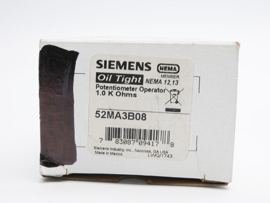 SIEMENS 52MA3B08 500VDC NSMP