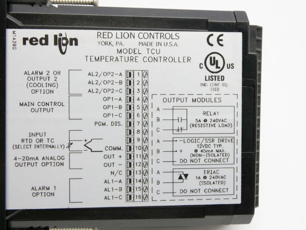 RED LION CONTROLS TCU01001 240VAC 5A NSNP