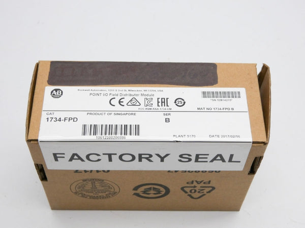 INDUSTRIAL SPARE PART 1734-FPD SER. B DATE: 2017 NSFS
