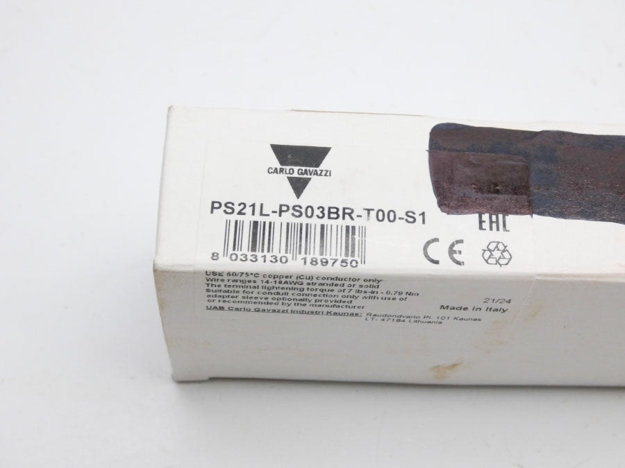 CARLO GAVAZZI PS21L-PS03BR-T00-S1 400V 4A NSMP