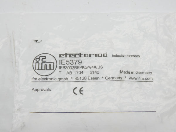 IFM EFECTOR IEB3002BBPKG/V4A/US IE5379 NSMP