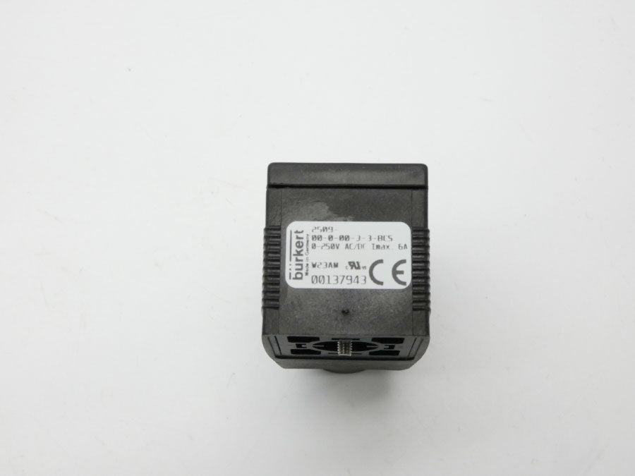 BURKERT 2509-00-0-00-3-3-BC5 00137943 0-250VAC/DC 6A NSNP