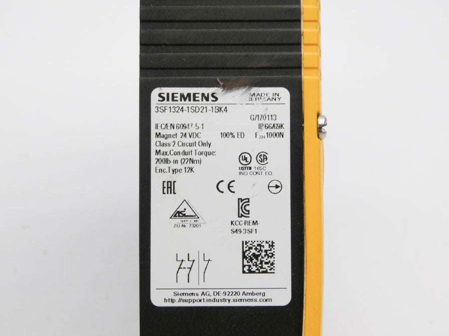 SIEMENS 3SF1324-1SD21-1BK4 24VDC (AS IS) NSNP