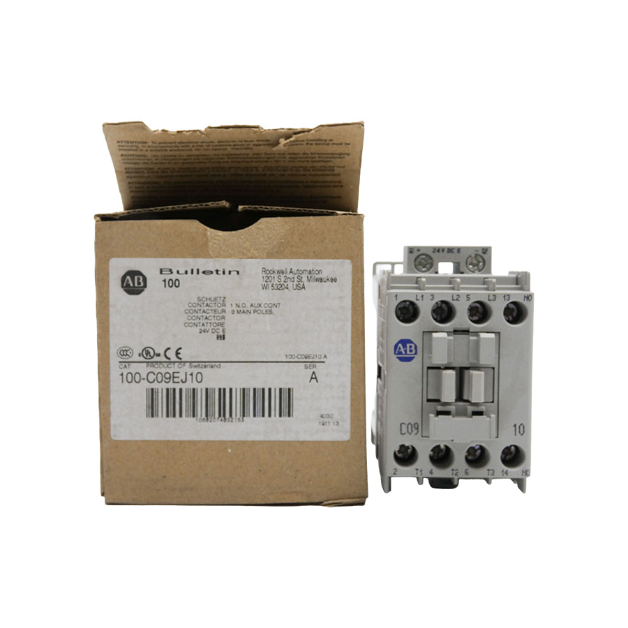 ALLEN BRADLEY 100-C09EJ10 SER. A 24VDC 32A (AS PICTURED) (BR/WH) NSMP